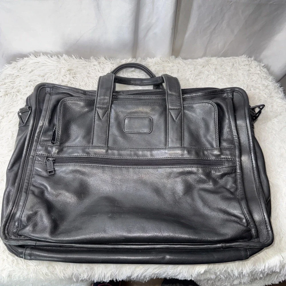 Vintage‎ Tumi Genuine Briefcase No Strap Some Distressing inside Is Clean